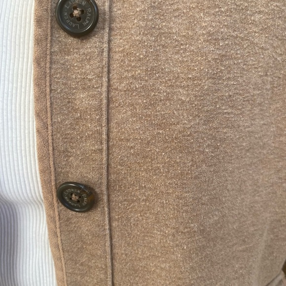 Ralph Lauren petite- stretch cotton button down jacket - Picture 7 of 7